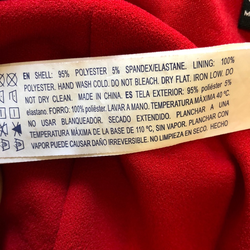 F21 Red Ruffle Crop Top - Picture 4 of 4